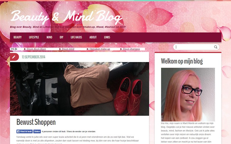 Beauty & Mind Screenshot Frontpage